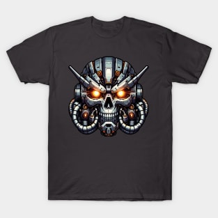 Biomech Skull S01 D61 T-Shirt